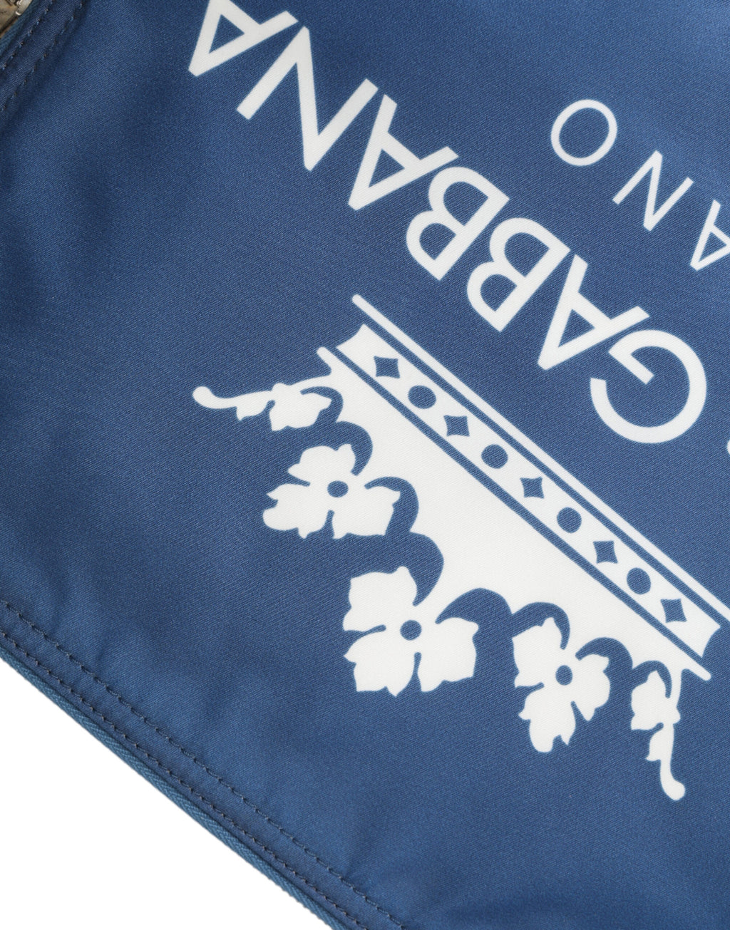 Blaue DG Milano Print Nylon Pouch Clutch Herren Tasche