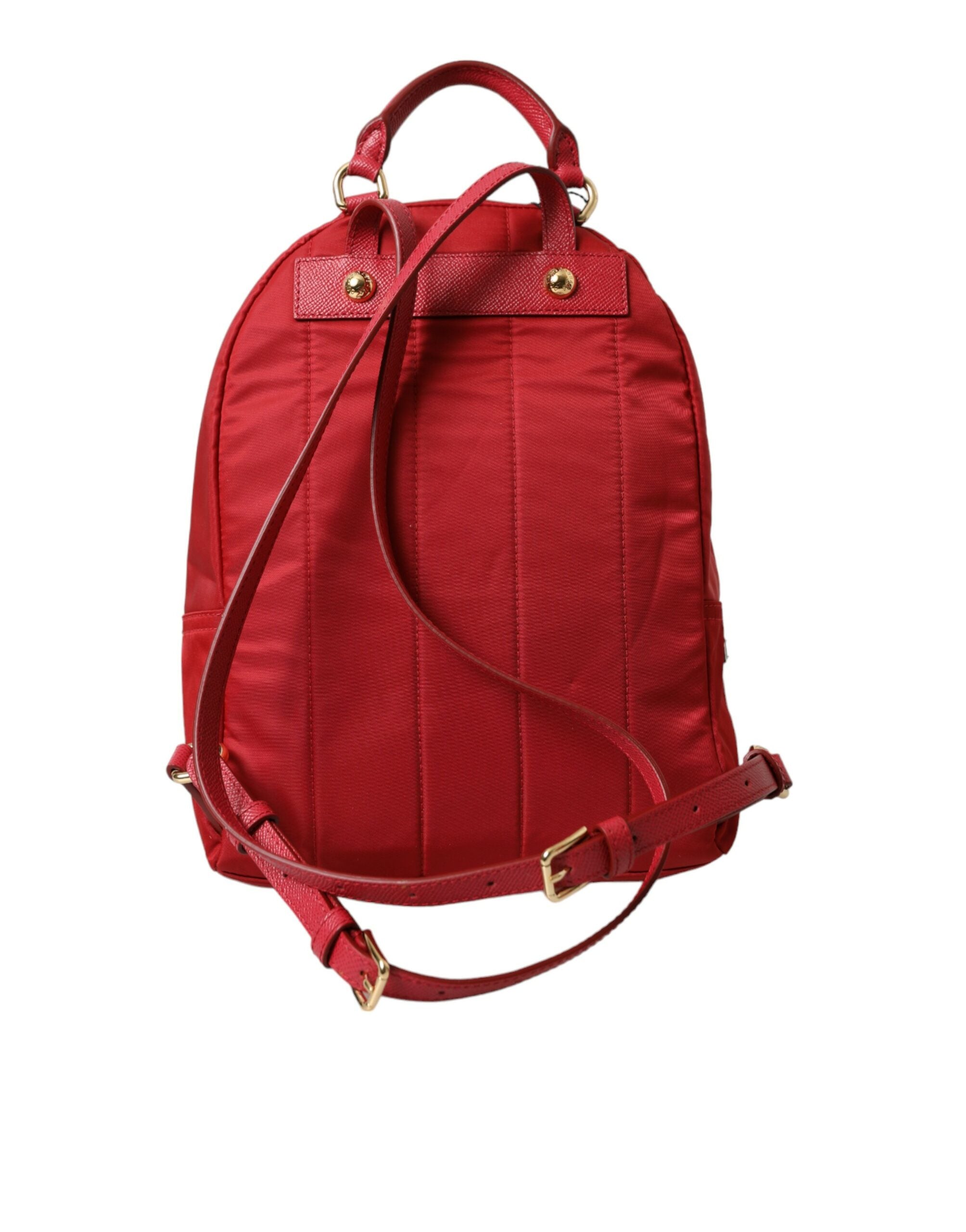 Rot #DGFAMILY Verschönerter Rucksack VULCANO Tasche