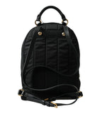 Schwarzer #DGFAMILY Verschönerter Rucksack VULCANO Tasche