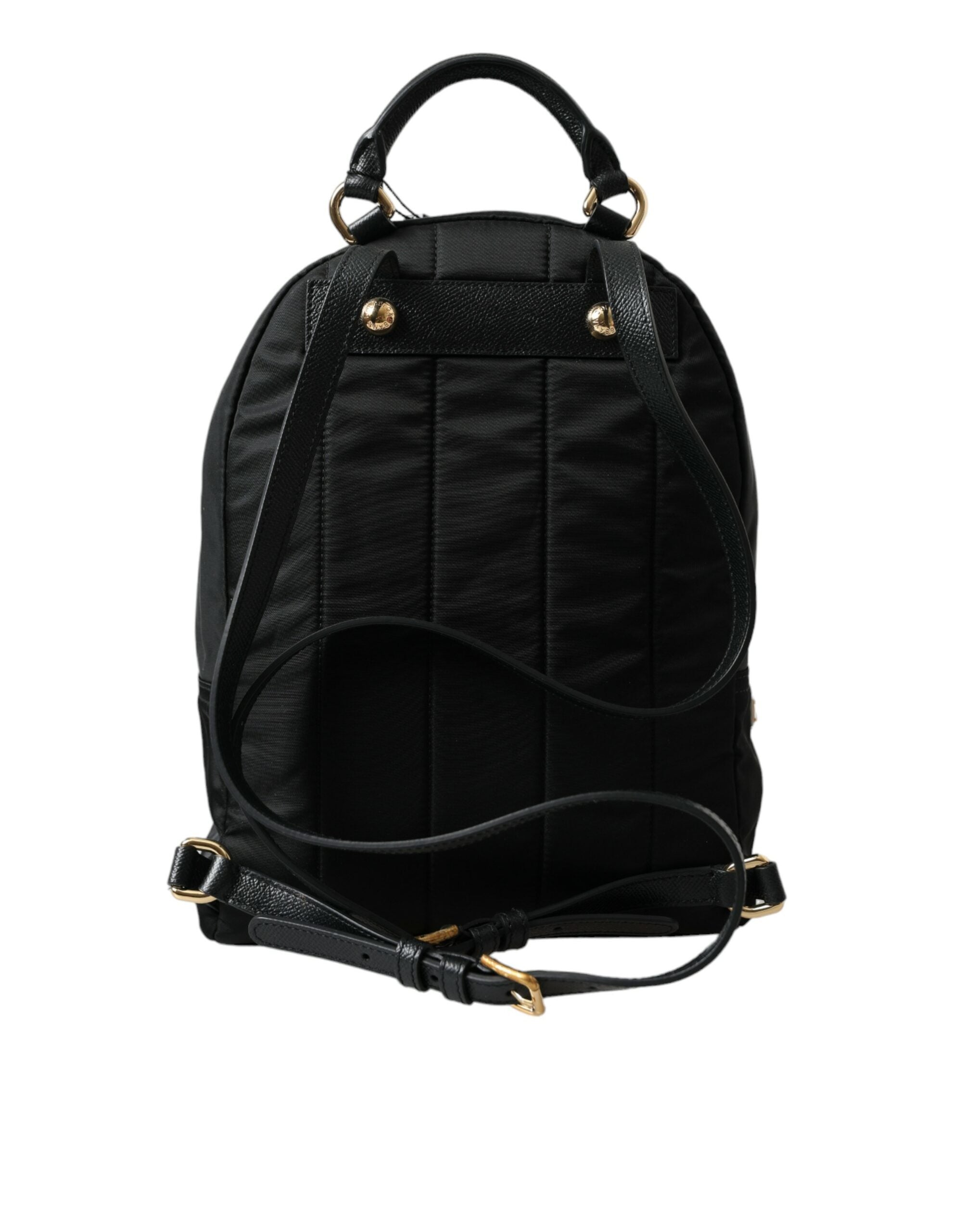 Schwarzer #DGFAMILY Verschönerter Rucksack VULCANO Tasche