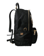 Schwarzer #DGFAMILY Verschönerter Rucksack VULCANO Tasche