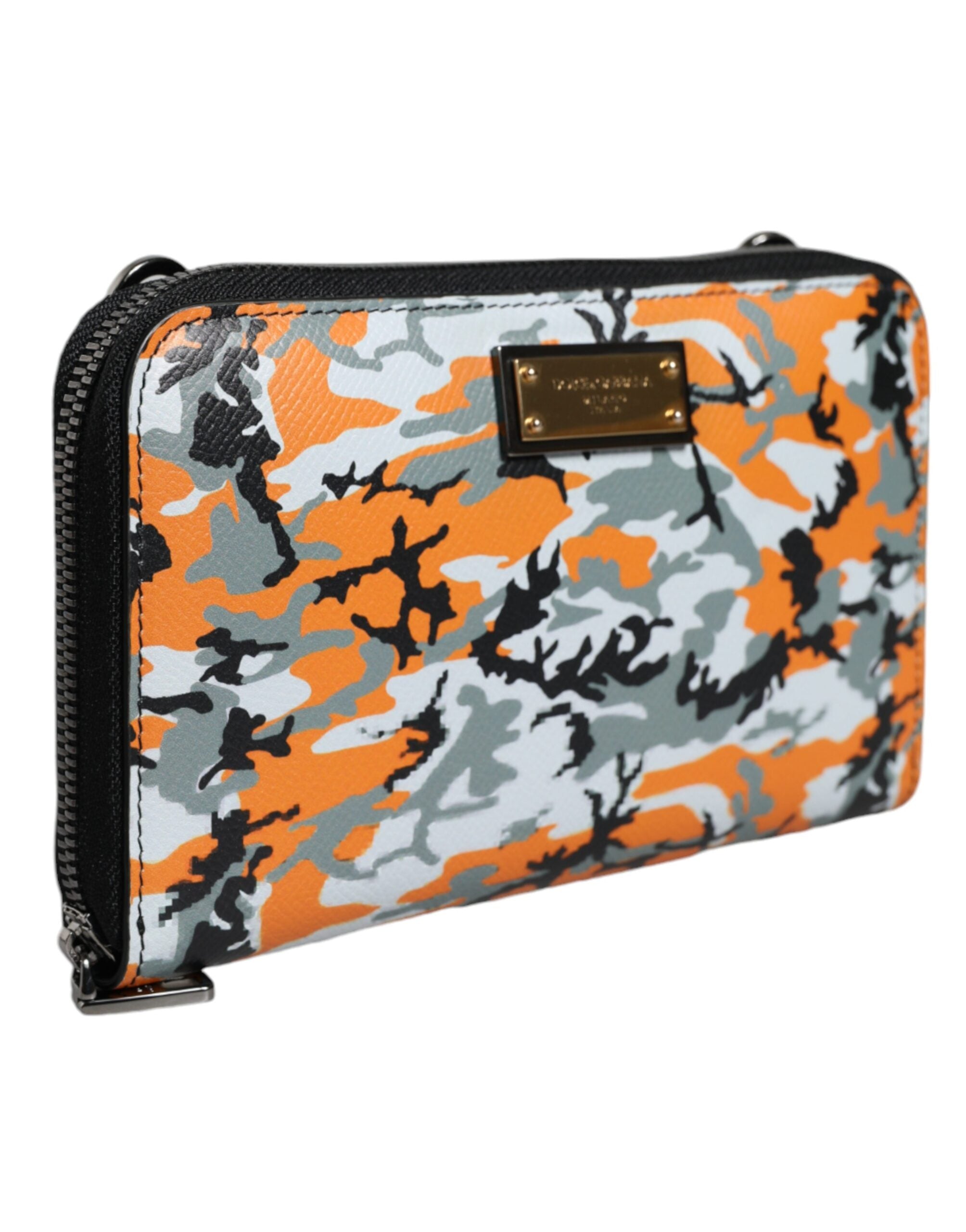 Multicolor Camouflage Leder Geldbörse Cross Body Bag