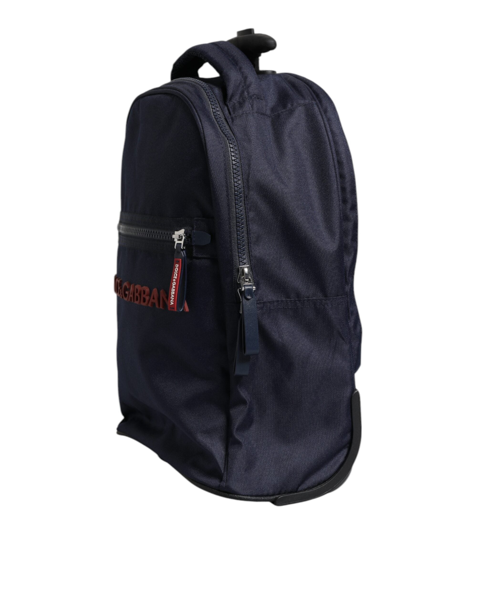 Blau Rot Polyester Kinder Back Pack Rad Koffer Tasche