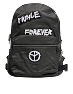 Graue Nylon Prince Forever Schule Reise Rucksack Tasche