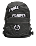 Graue Nylon Prince Forever Schule Reise Rucksack Tasche
