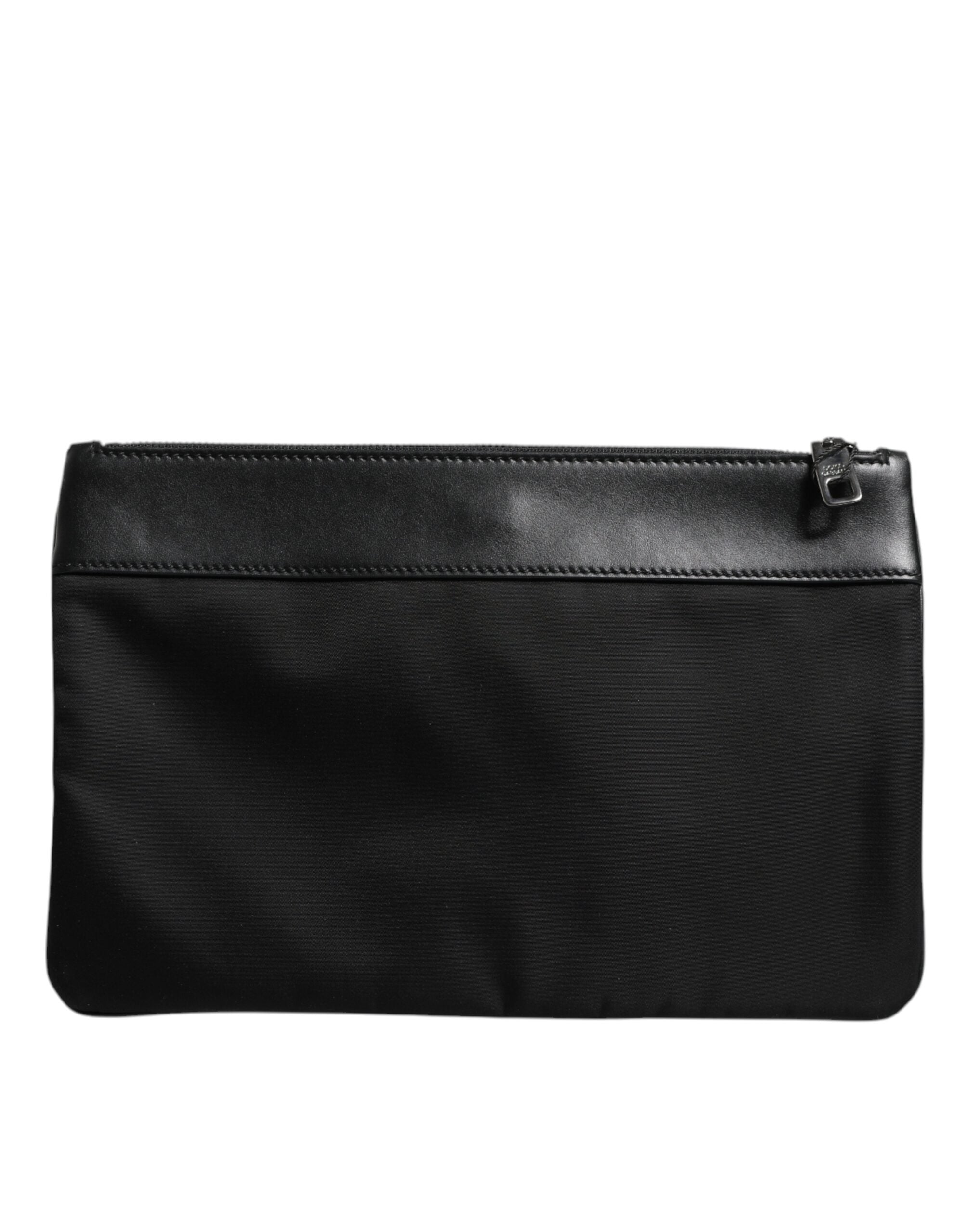 Mehrfarbige Leopard-Jacquard-Logo-Plakette Herren-Beuteltasche