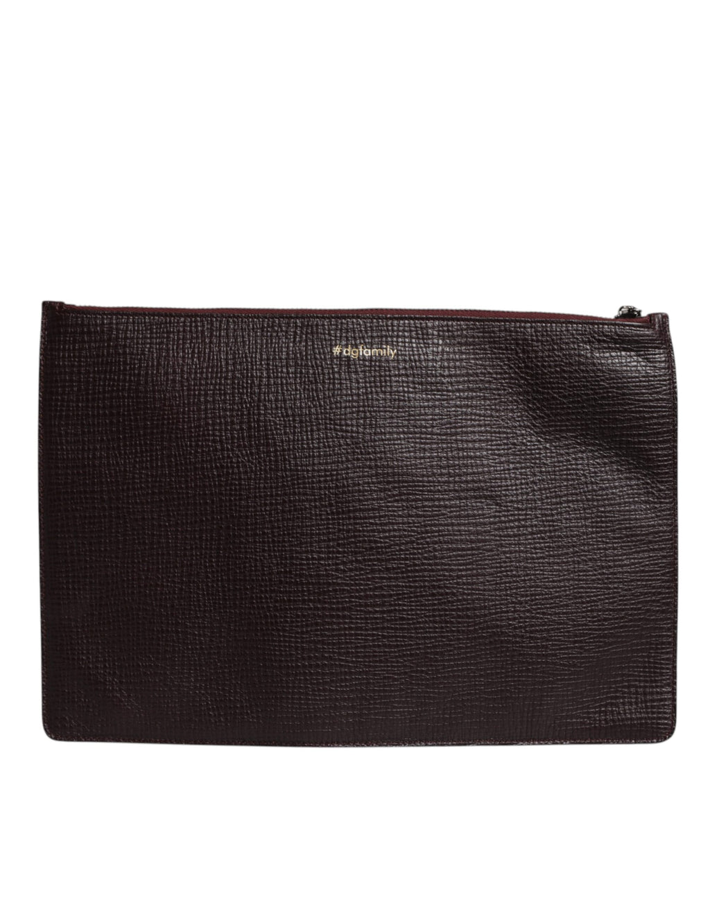 Braunes Leder #DGFAMILY Verschönerte Herren Clutch Pouch Tasche