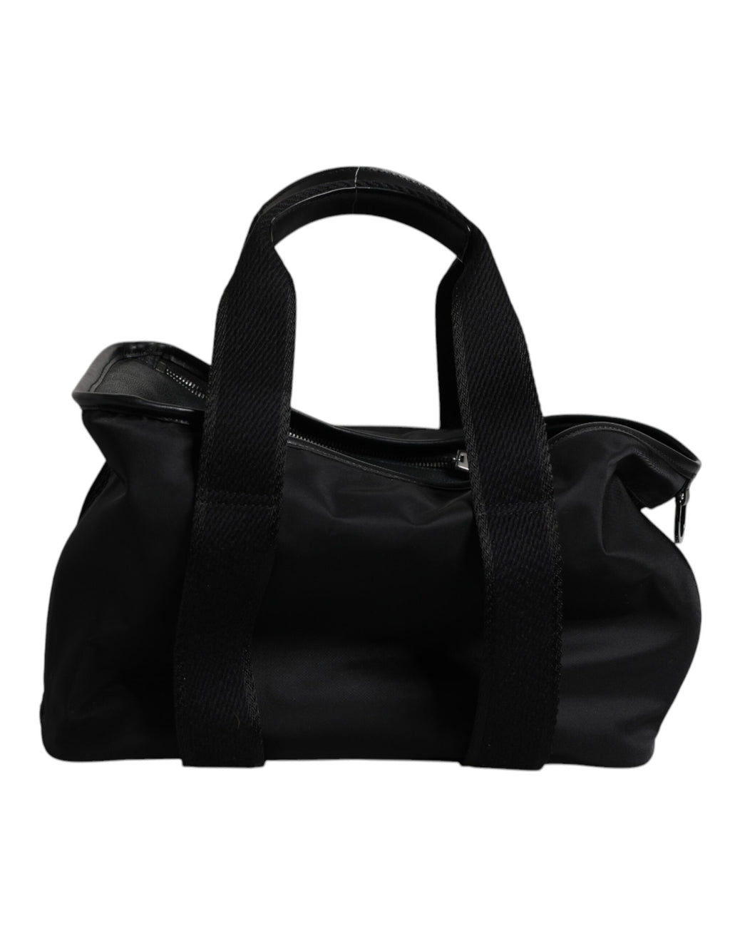 Schwarzer Schultergurt Pet Carry Logo Plaque Tasche