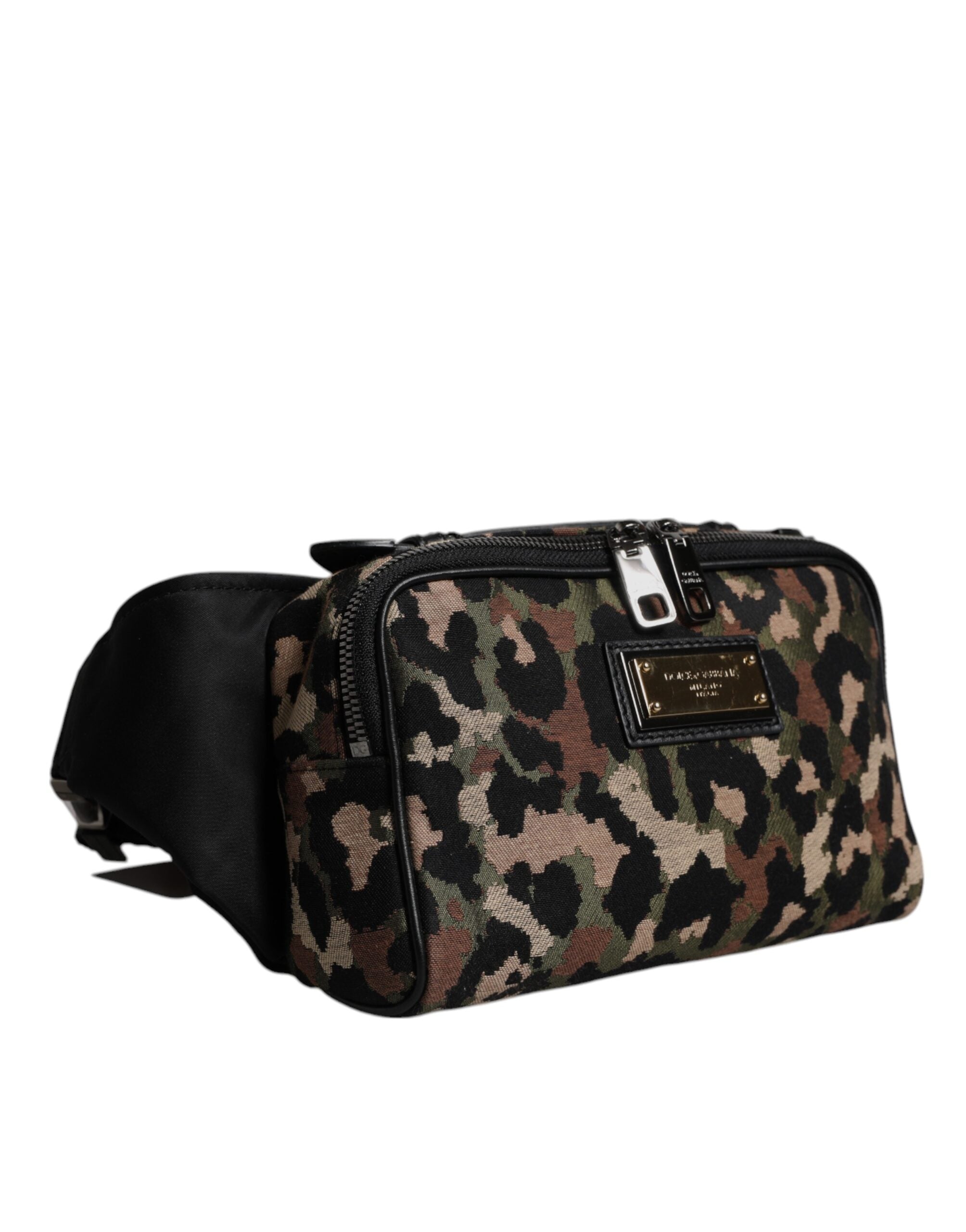 Multicolor Leopard DG Logo Gürtel Taille Gürteltasche