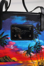 Multicolor Graphic Printed Top Handle Einkaufstasche