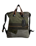 Militär Grün Patchwork Rucksack Rucksack Tasche