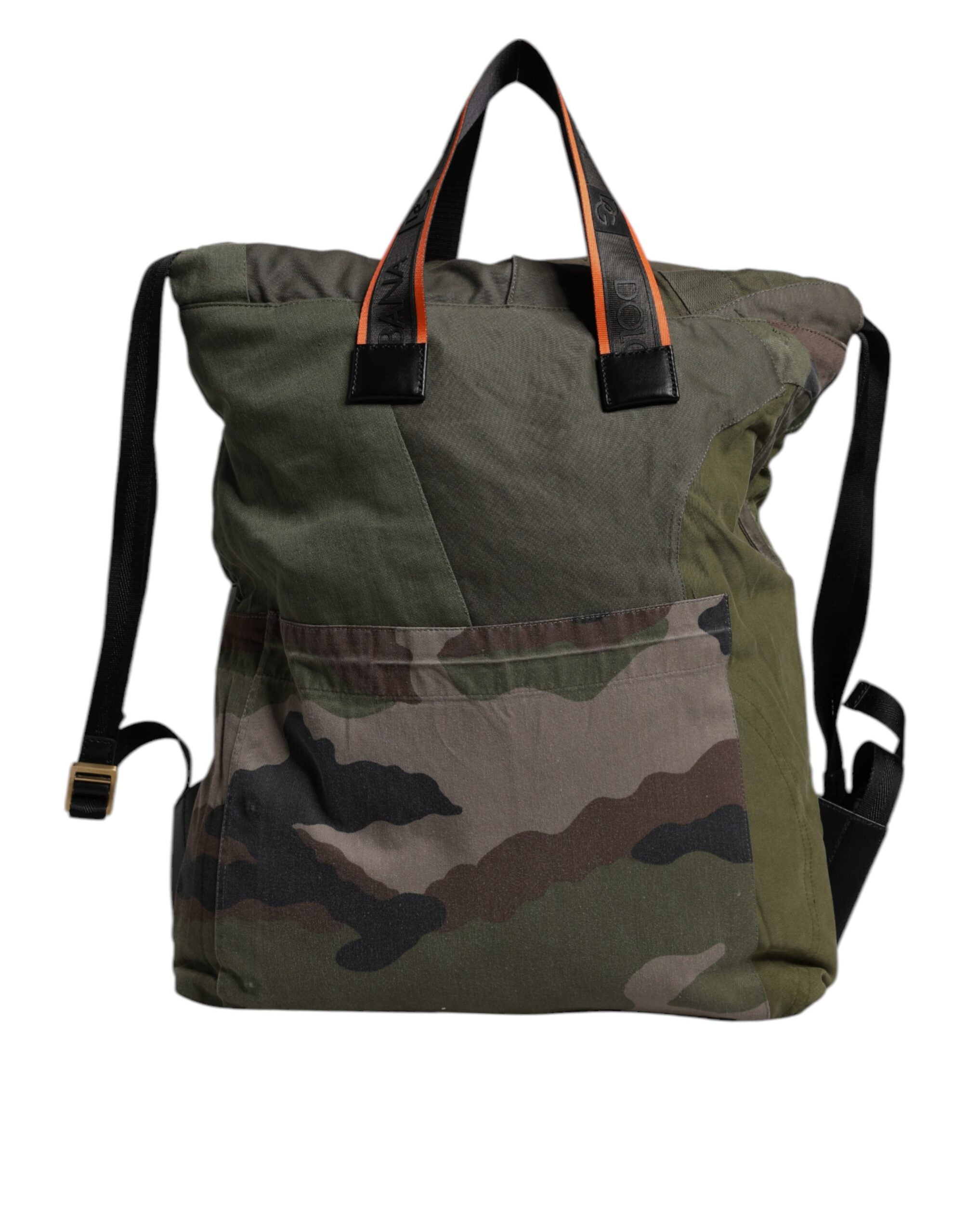 Militär Grün Patchwork Rucksack Rucksack Tasche