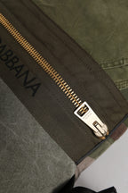 Militär Grün Patchwork Rucksack Rucksack Tasche