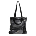 Graue Tarnfarben-Baumwolltasche mit mehreren Fächern Tote Bag