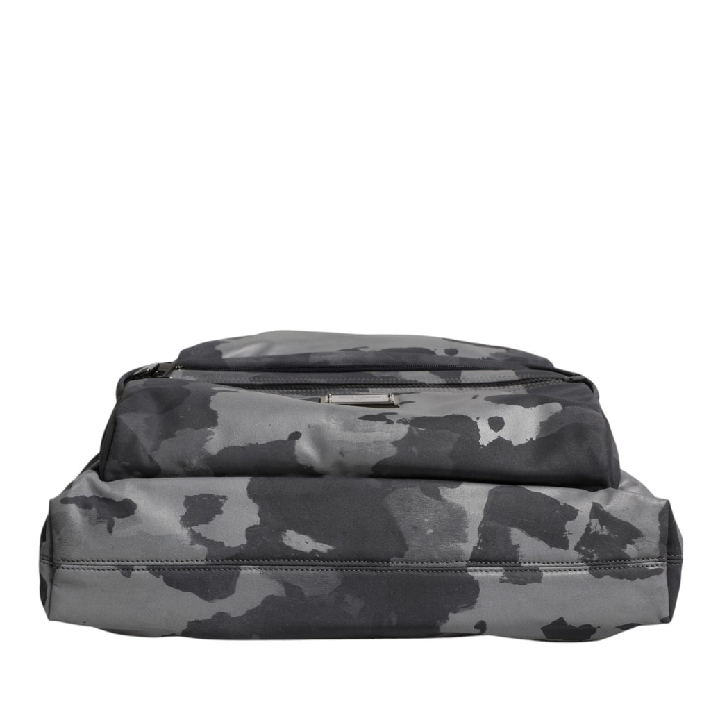 Graue Tarnfarben-Baumwolltasche mit mehreren Fächern Tote Bag