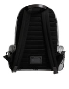 Polyester Grau Schwarz DG Logo Plaque Rucksack Tasche
