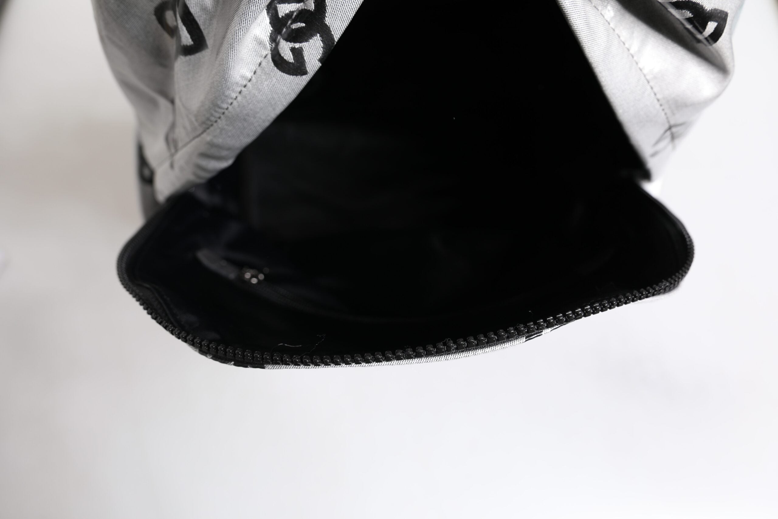 Polyester Grau Schwarz DG Logo Plaque Rucksack Tasche