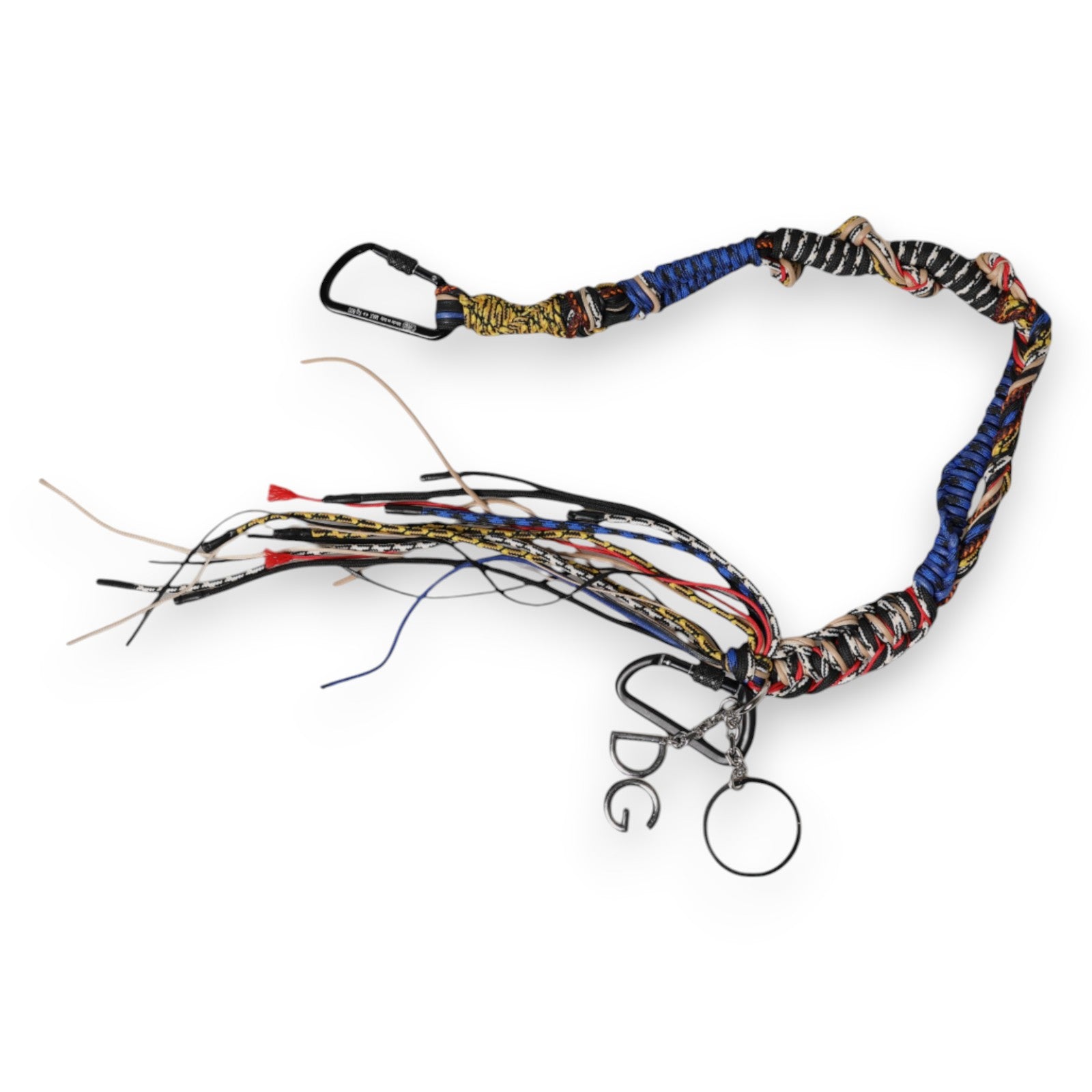 Multicolor Geflochtenes Seil Logo Tasche Schulterriemen