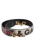 Multicolor DG AMORE Patch Tasche Schulterriemen