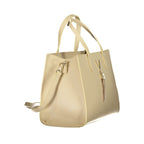 Beige Polyethylen Handtasche