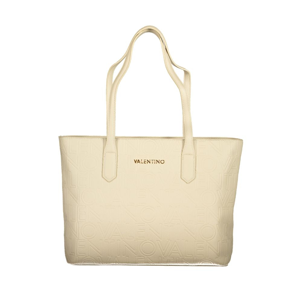Beige Polyethylen Handtasche