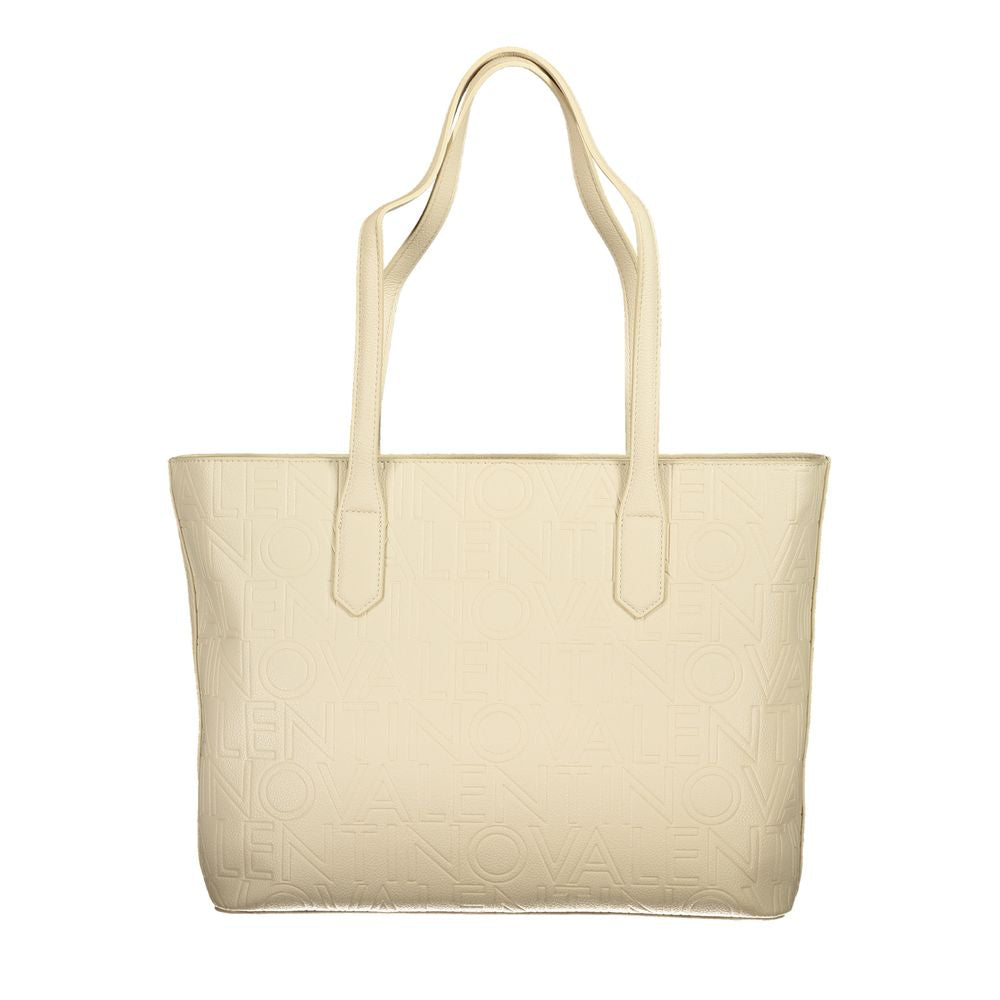 Beige Polyethylen Handtasche