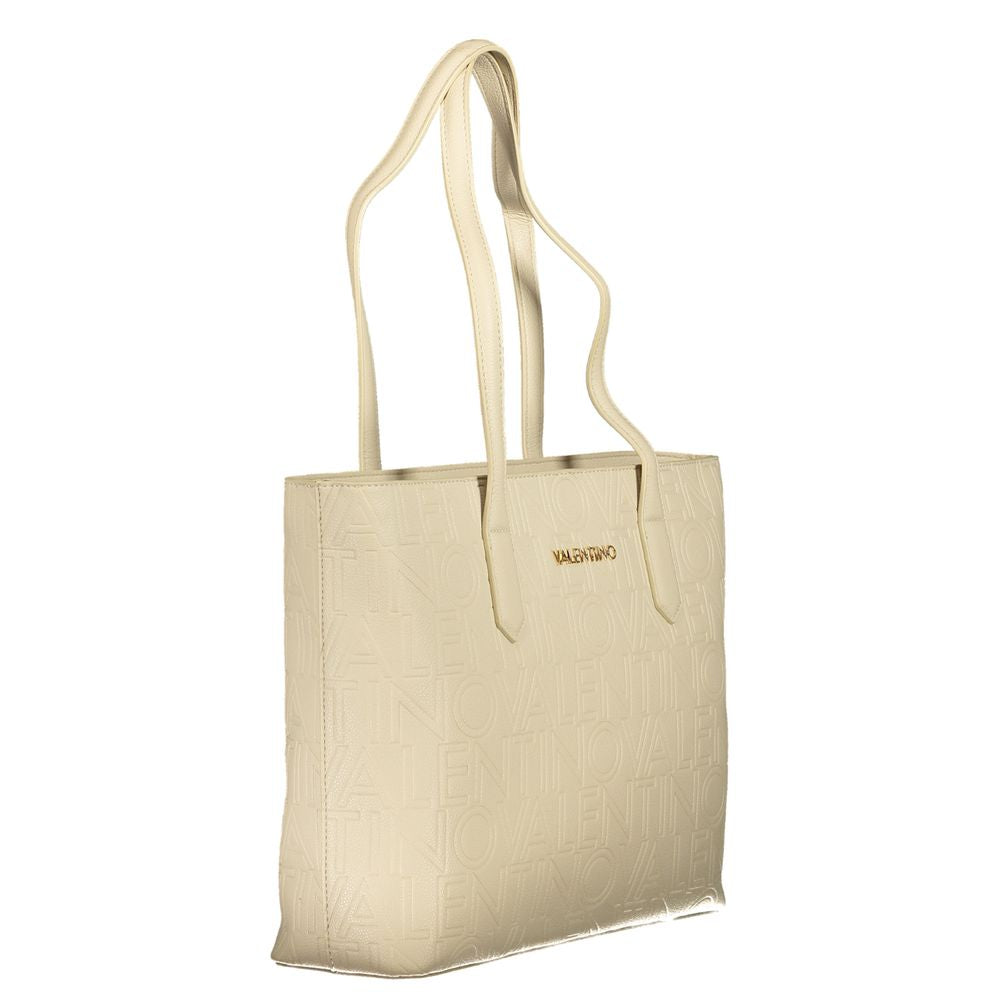 Beige Polyethylen Handtasche
