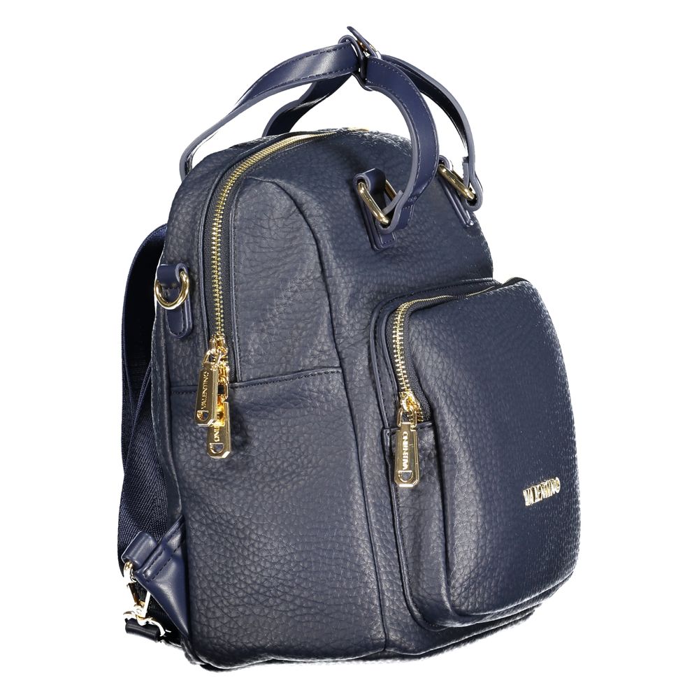 Blauer Polyethylen-Rucksack für Frauen