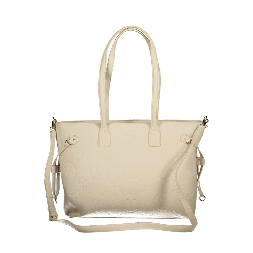 Beige Polyethylen Handtasche