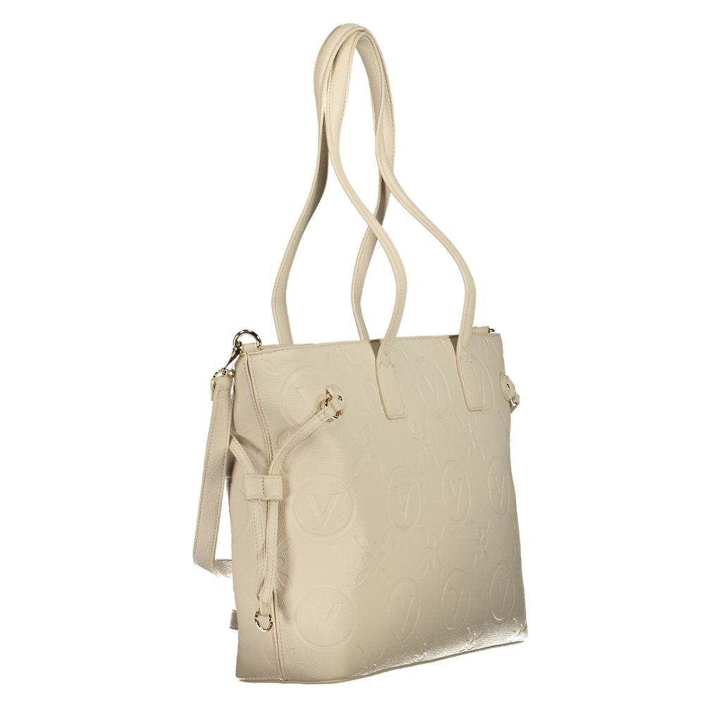 Beige Polyethylen Handtasche