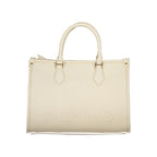 Beige Polyethylen Handtasche