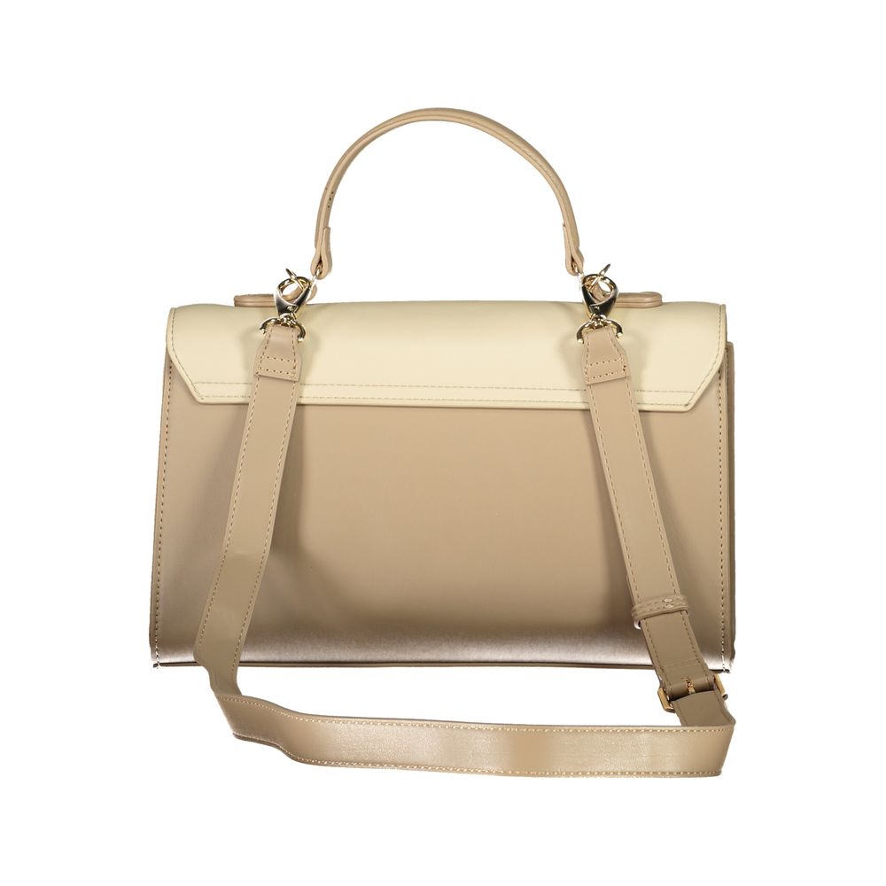 Beige Polyethylen-Handtasche
