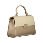 Beige Polyethylen-Handtasche