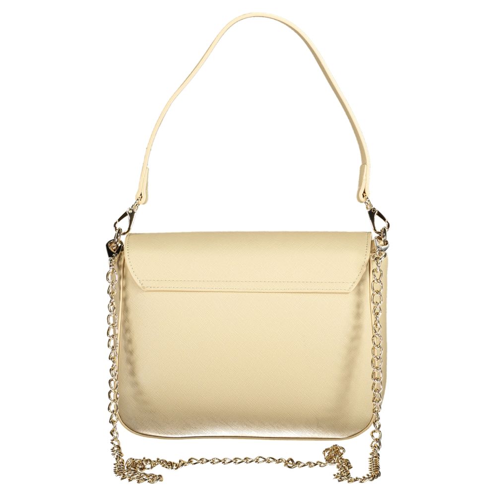 Beige Polyethylen-Handtasche