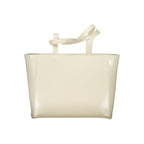 Beige Polyethylen Handtasche