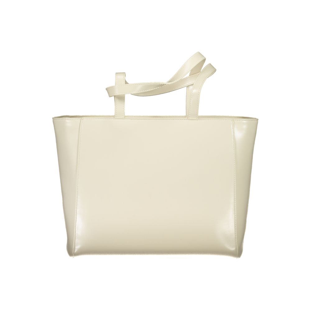 Beige Polyethylen Handtasche