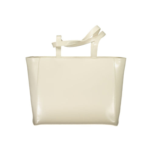 Beige Polyethylen Handtasche