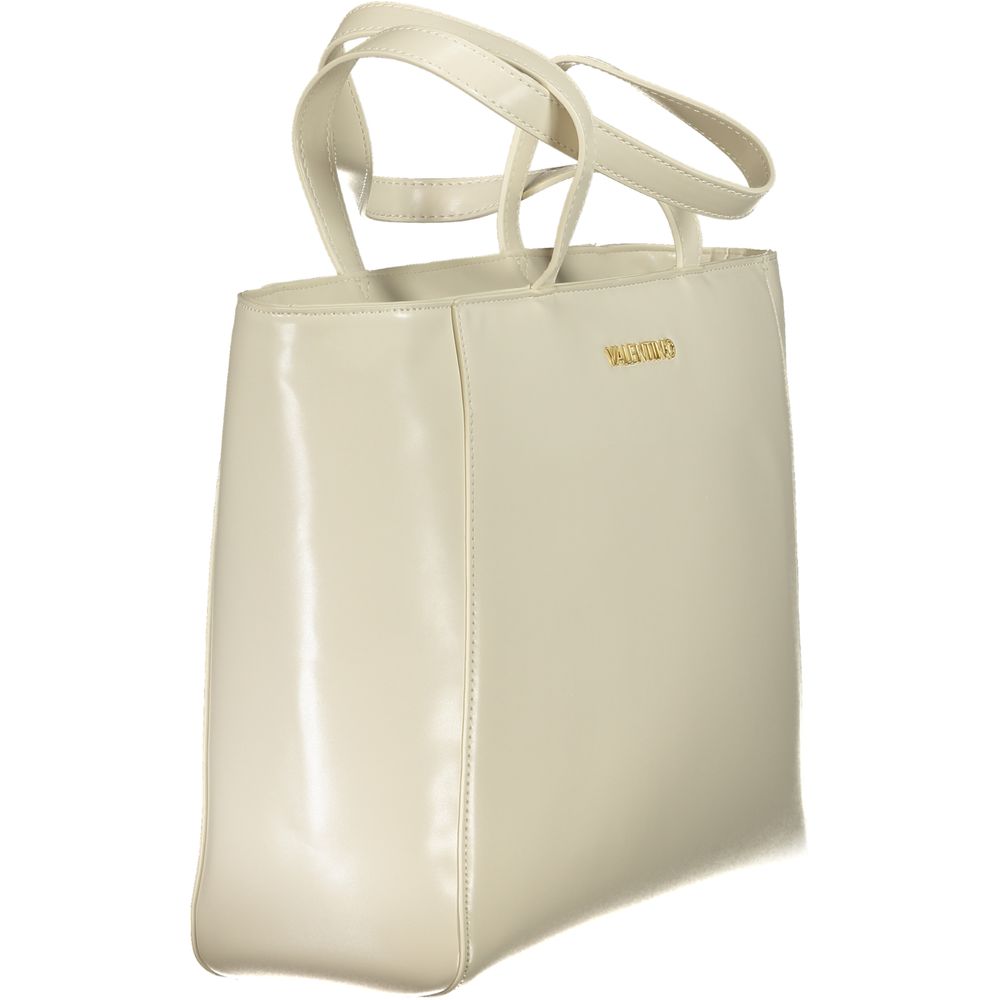 Beige Polyethylen Handtasche