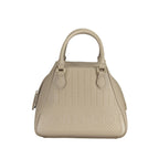 Beige Polyethylen Handtasche