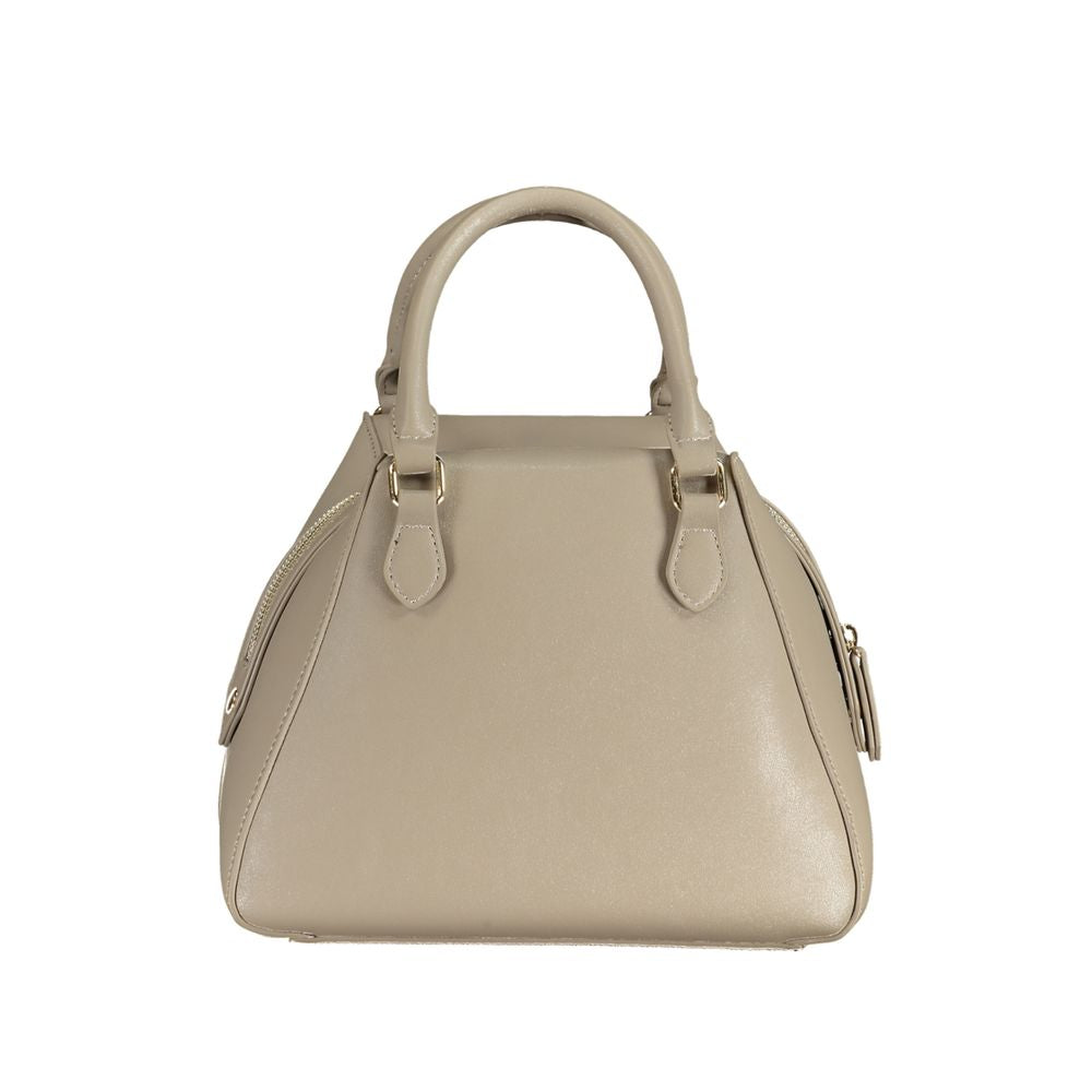 Beige Polyethylen Handtasche