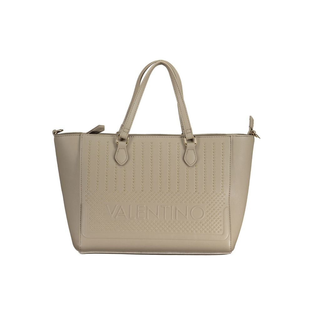 Beige Polyethylen Handtasche