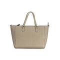 Beige Polyethylen Handtasche