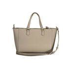 Beige Polyethylen Handtasche