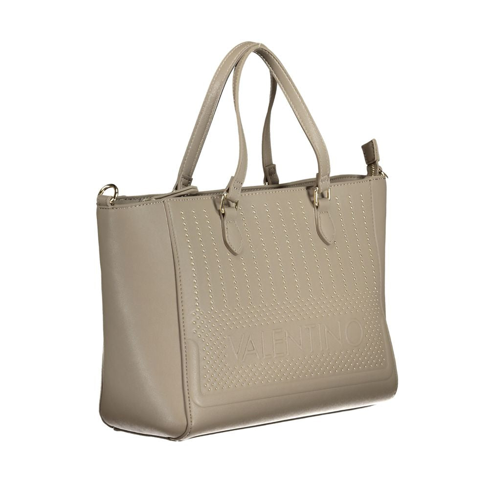 Beige Polyethylen Handtasche