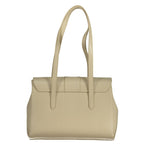 Beige Polyethylen Handtasche