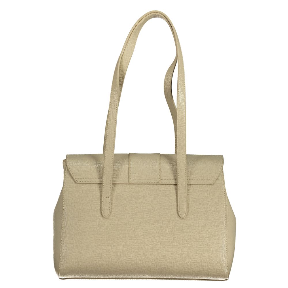 Beige Polyethylen Handtasche