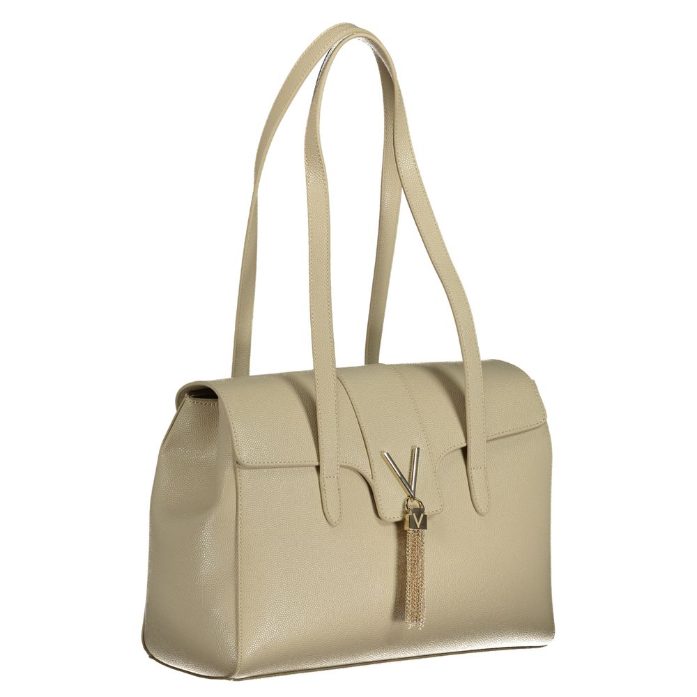 Beige Polyethylen Handtasche