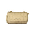 Beige Polyester Handtasche