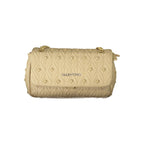 Beige Polyester Handtasche