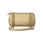 Beige Polyester Handtasche